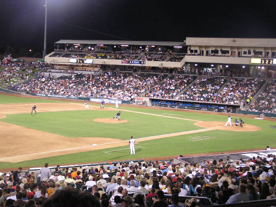 A view from 3rd base - Raley Field,West Sacramento