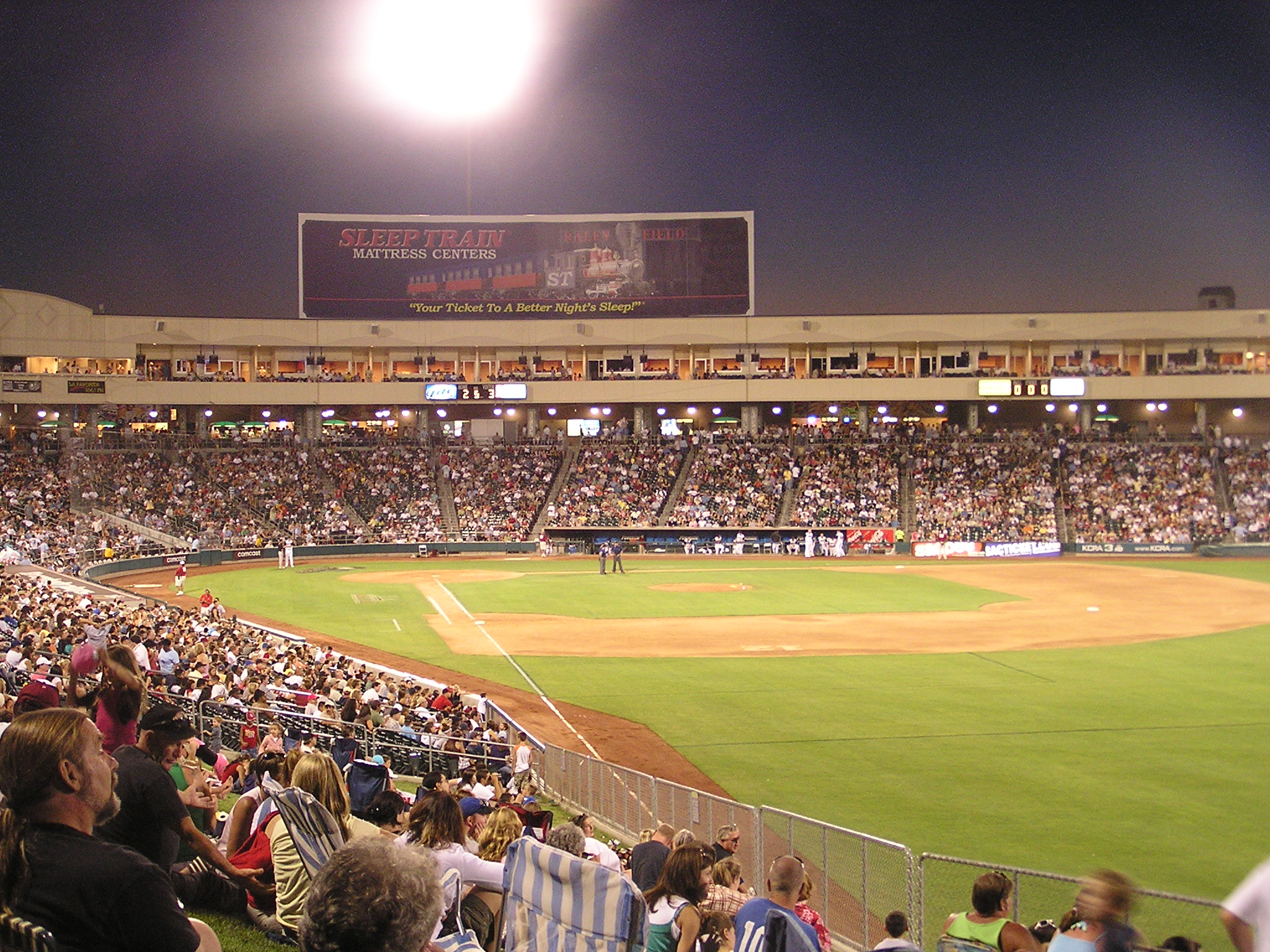 A packed House at Raley Field - West Sacramento