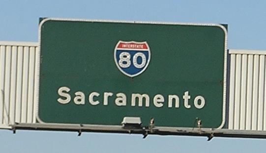 Road Sign in Sacramento